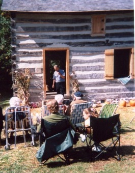 Dedication of the Motz Log Cabin